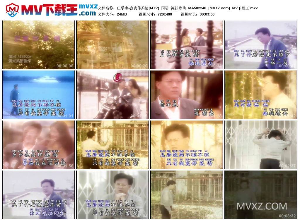 庄学忠-寂寞伴柔情(MTV)_国语_流行歌曲_MA502246